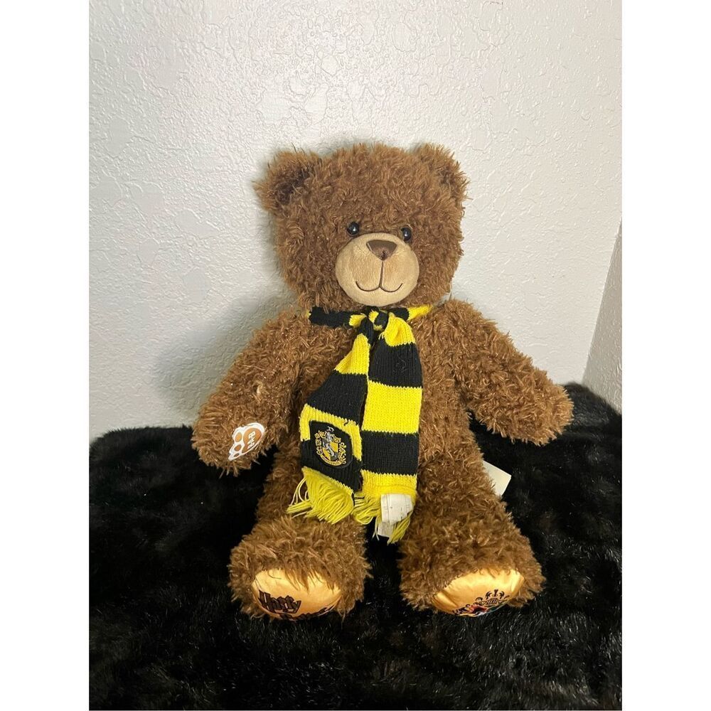 Harry Potter Plush Toy Build A Bear With Hufflepuff Scarf